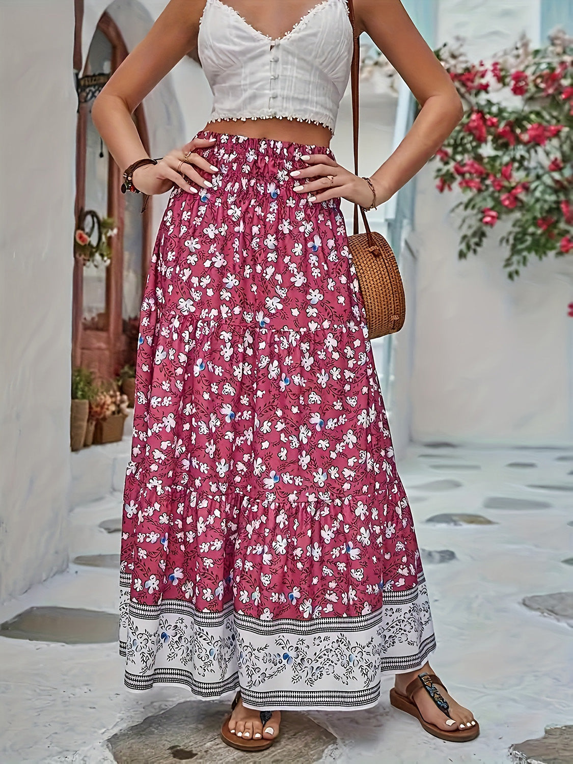 Flower Child Printed Skirt