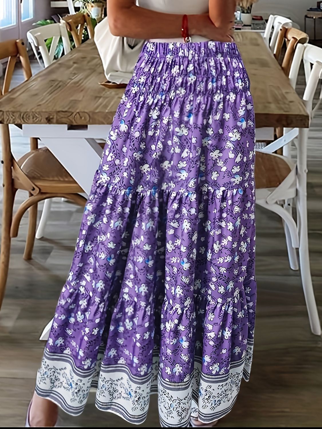 Flower Child Printed Skirt