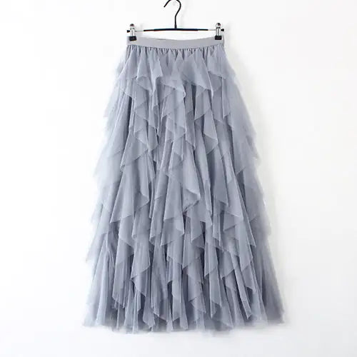 Tousled Layered Skirt