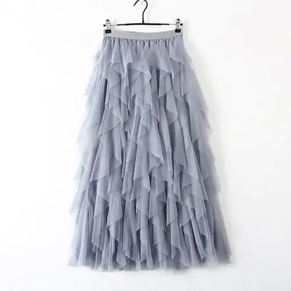 Tousled Layered Skirt